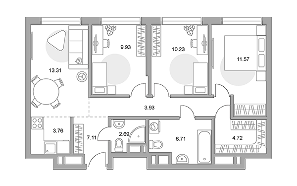 ЖК BeLuck Коломенское, Москва | Жилой комплекс «БиЛак Коломенское», Гранель